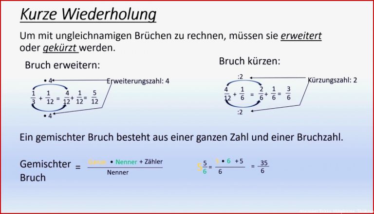 04 Brüche und ganze Zahlen multiplizieren und divi ren