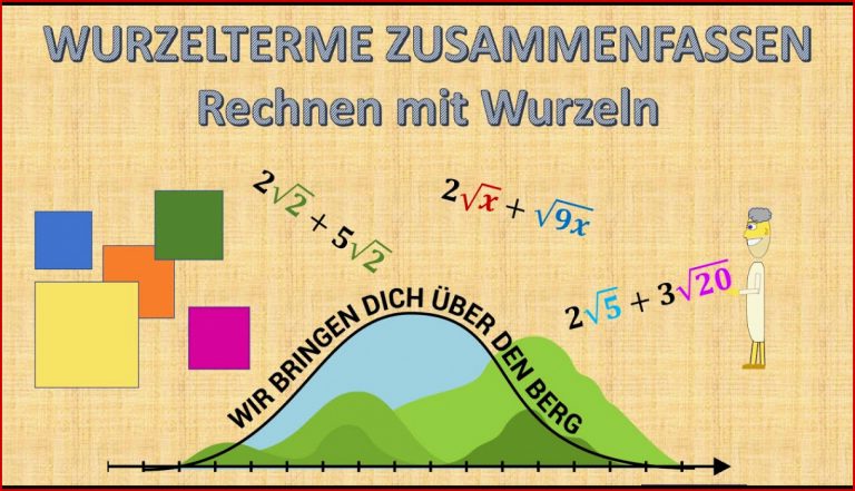 1 2 4 Wurzelterme Zusammenfassen Rechnen Mit Wurzeln