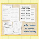 1. Klasse Abs - Minus Mit Zehnerunterschreitung - Frau Locke