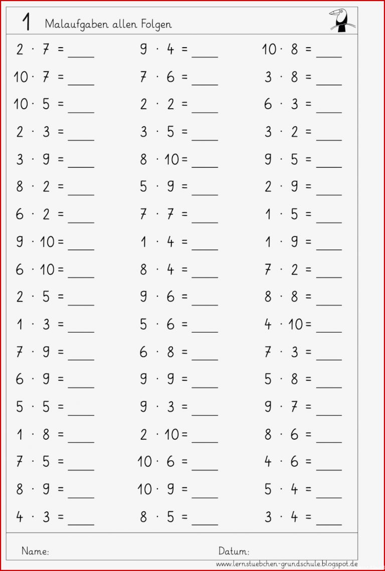 1 Klasse Mathe Arbeitsblätter Zum Ausdrucken Schön 91