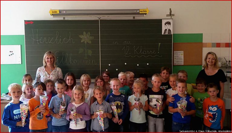 1 Schultag 1 Klasse volksschule dorf