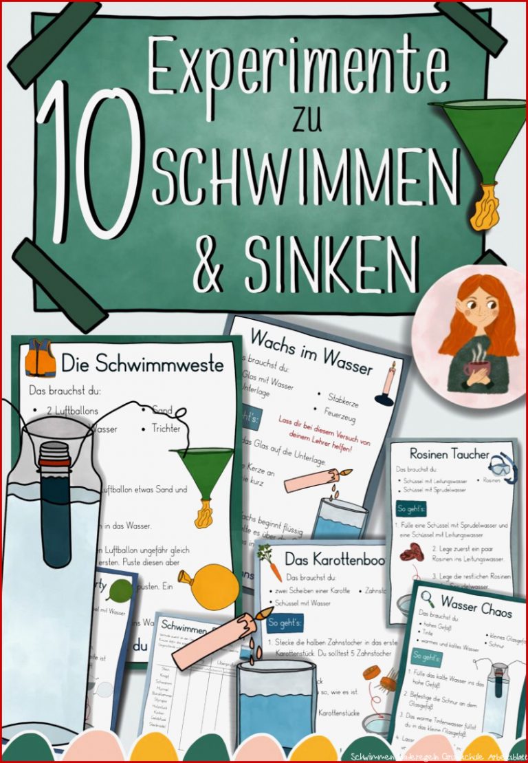 10 Experimente Zu Schwimmen Und Sinken – Anleitungen