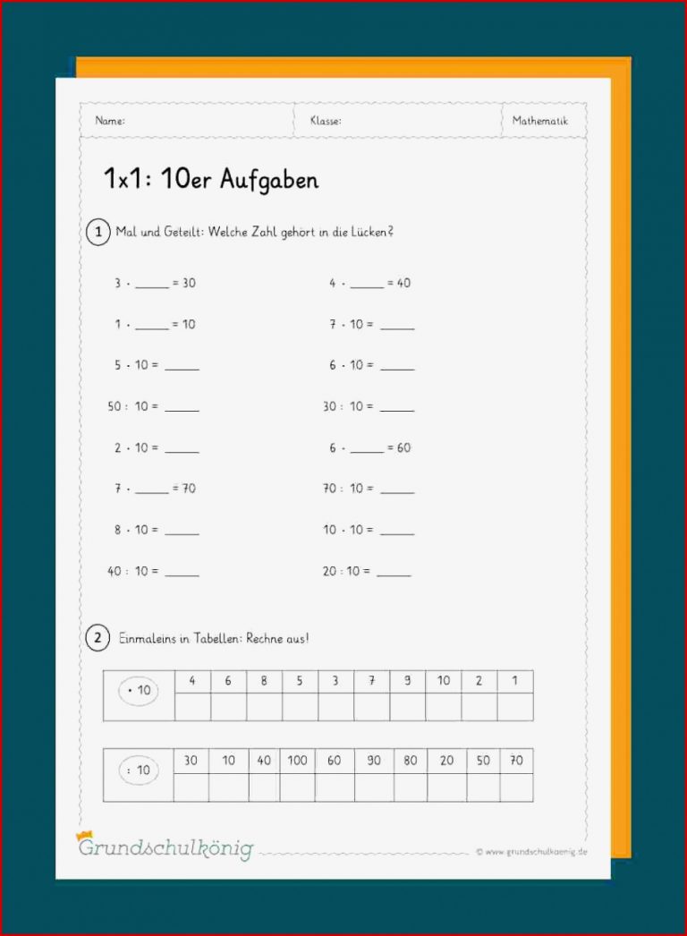 10er Einmaleins