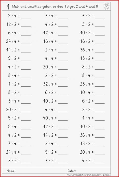 12 Arbeitsblatt 2er 5er 10er Reihe