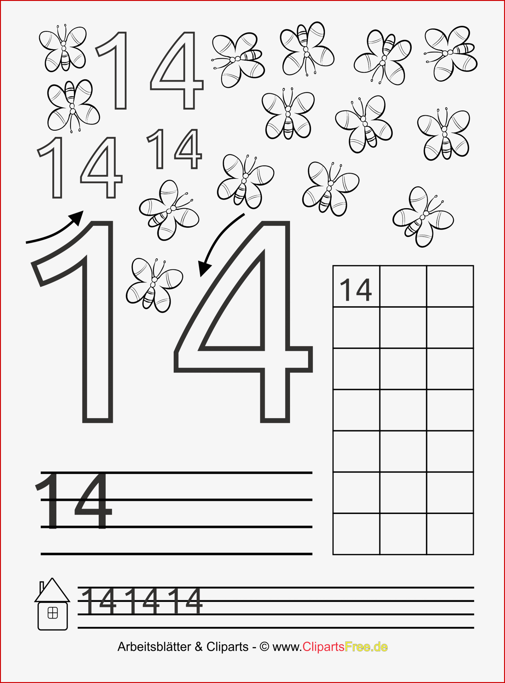 14 Zahlen Lernen Im Kindergarten
