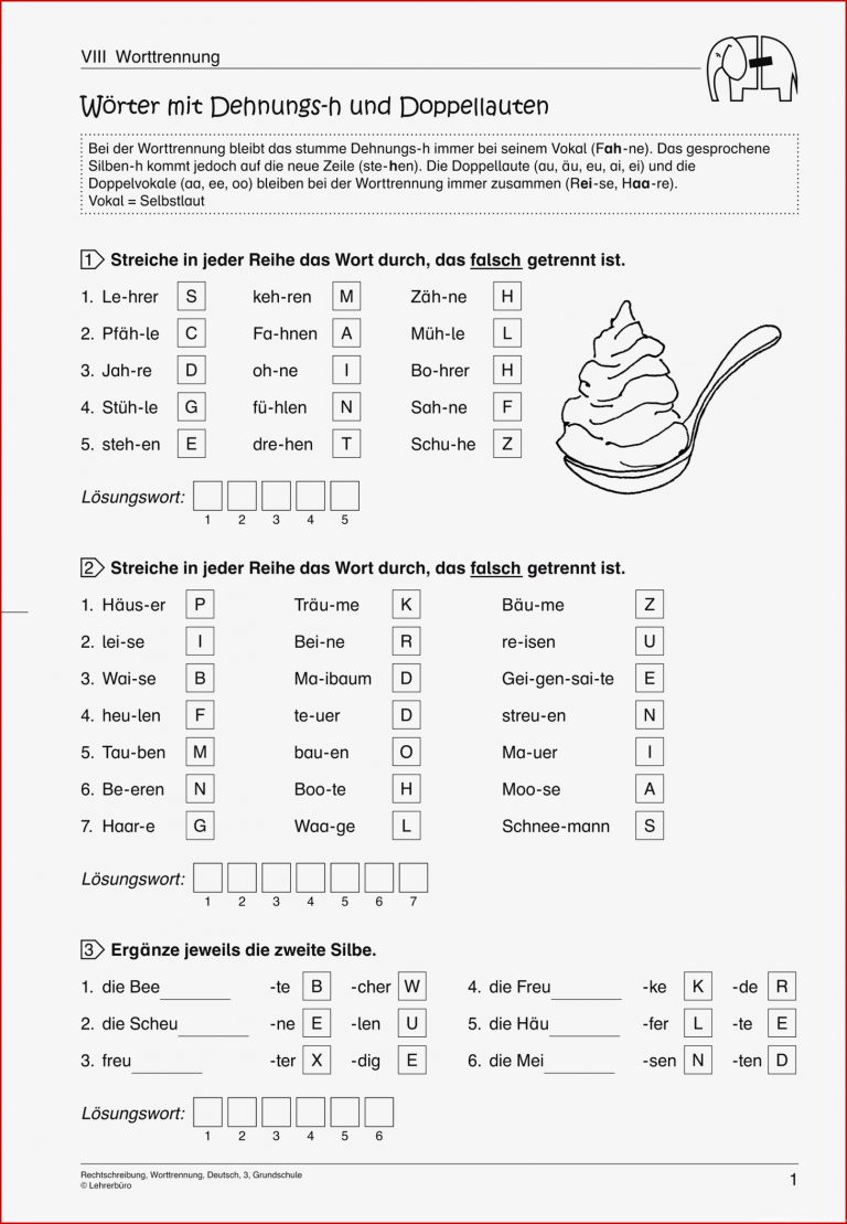 15 Arbeitsblatt 3 Klasse Deutsch