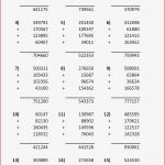 16 Arbeitsblätter Mathematik Addition 4 Klasse Mit 4 Summanden