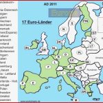 17 Euro Länder In Europa Arbeitsblatt Und Lösungsfolie