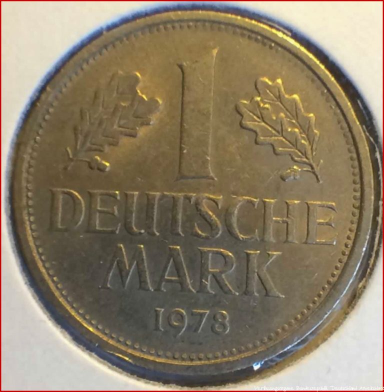 1978 F Germany 1950 2001 1 Mark Bundesrepublik