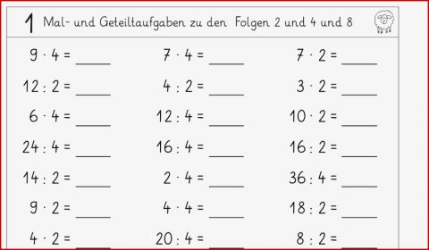 1x1 Divi Ren Arbeitsblatt Einmaleins Üben
