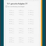 1x1 Gemischte Aufgaben