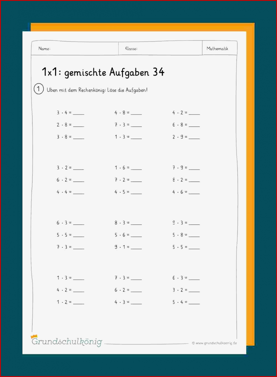 1x1 Gemischte Aufgaben