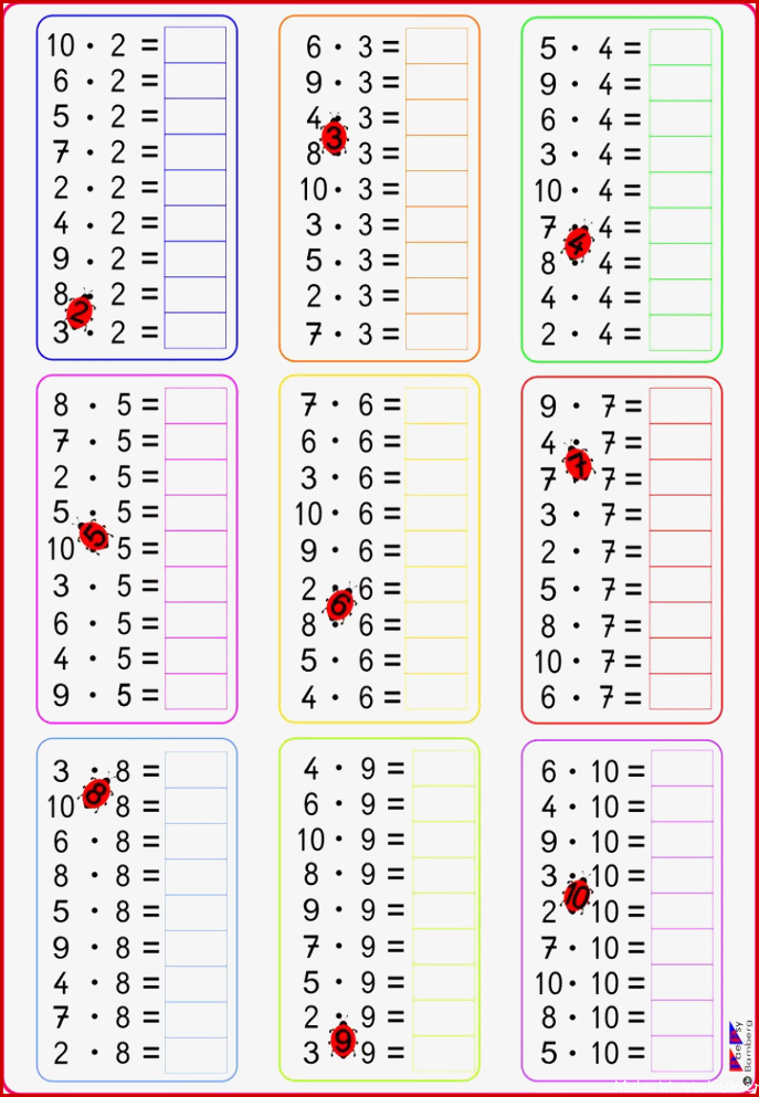 1x1 Zum Ausdrucken Pdf