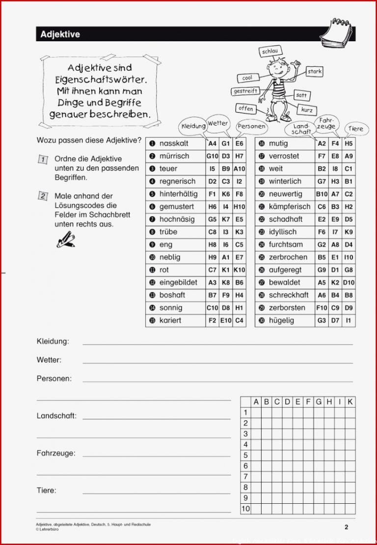 20 Arbeitsblätter Der Vierten Klasse