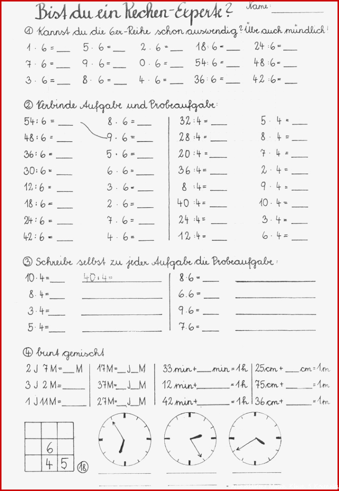 20 Arbeitsblatt 5 Klasse Mathe