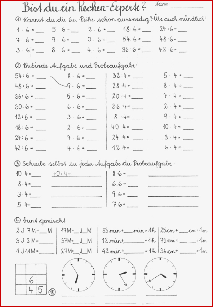 20 Arbeitsblatt 5 Klasse Mathe