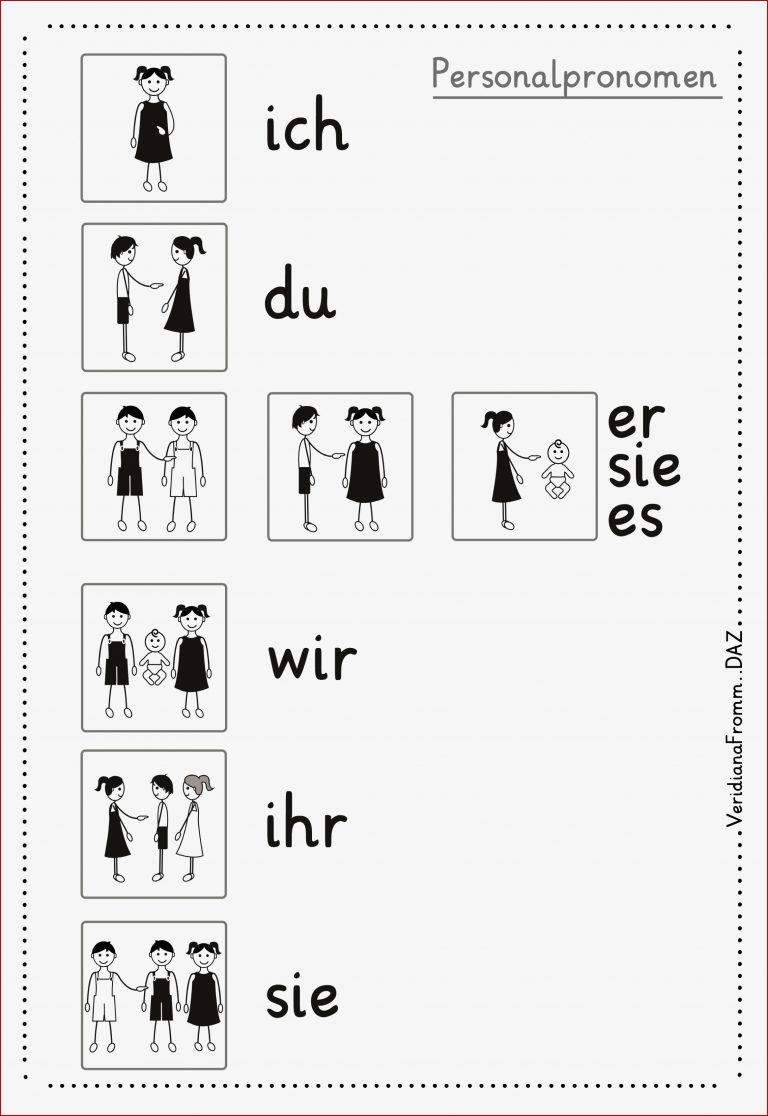 20 Deutsch Lernen Mit Bildern Arbeitsblätter Mit Bildern