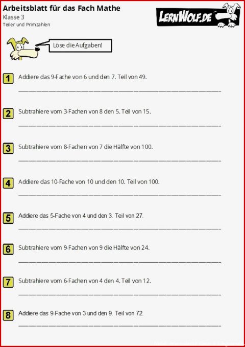 20 Mathematik 5 Klasse übungen Zum Ausdrucken - Kostenlose ...