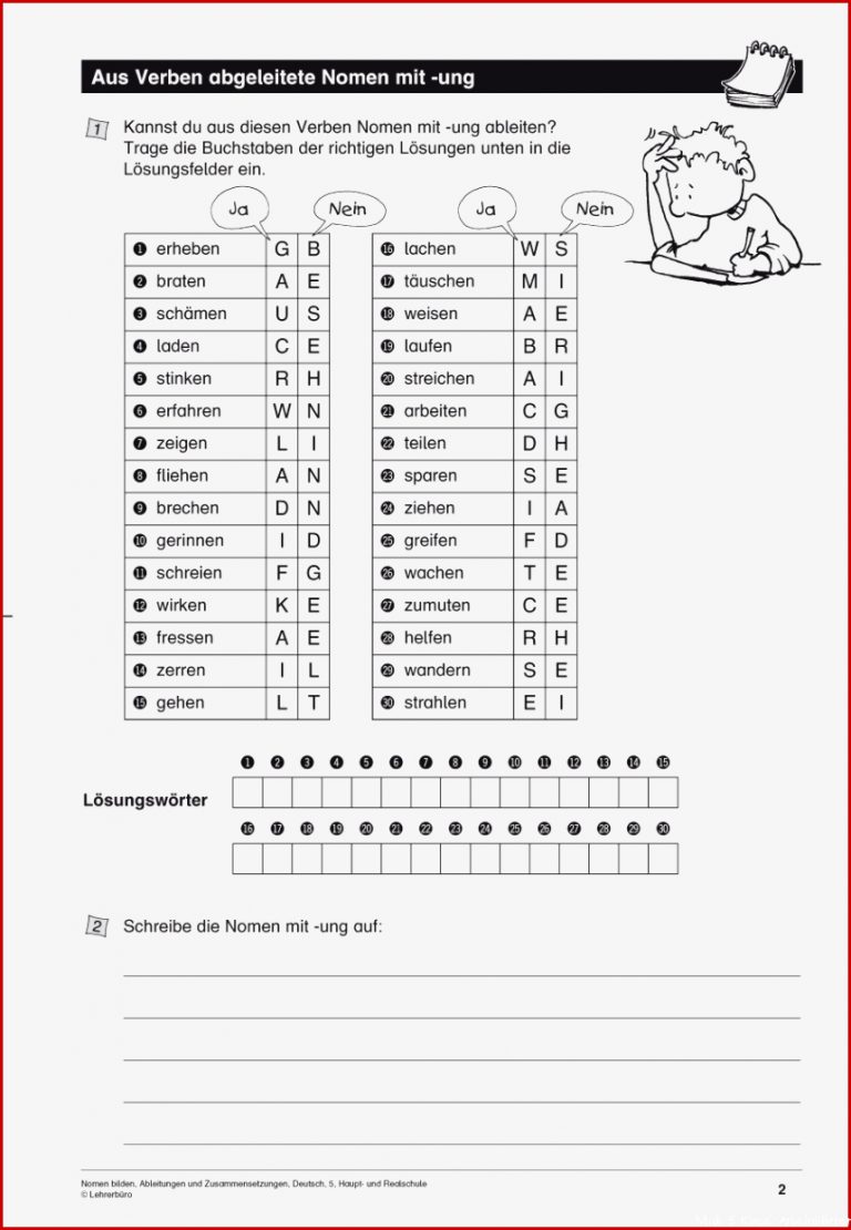 25 Neu Arbeitsblätter Deutsch Klasse 5 Kostenlos Ausdrucken