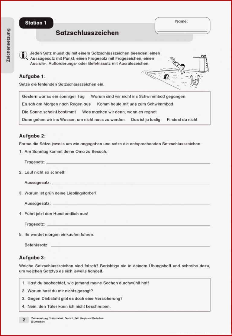 25 Neu Arbeitsblätter Deutsch Klasse 5 Kostenlos Ausdrucken