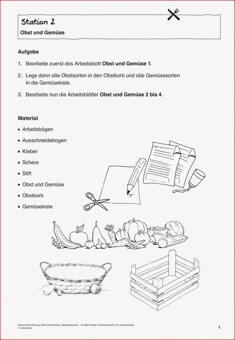 25 Schon Unterrichtsmaterial Ernährung