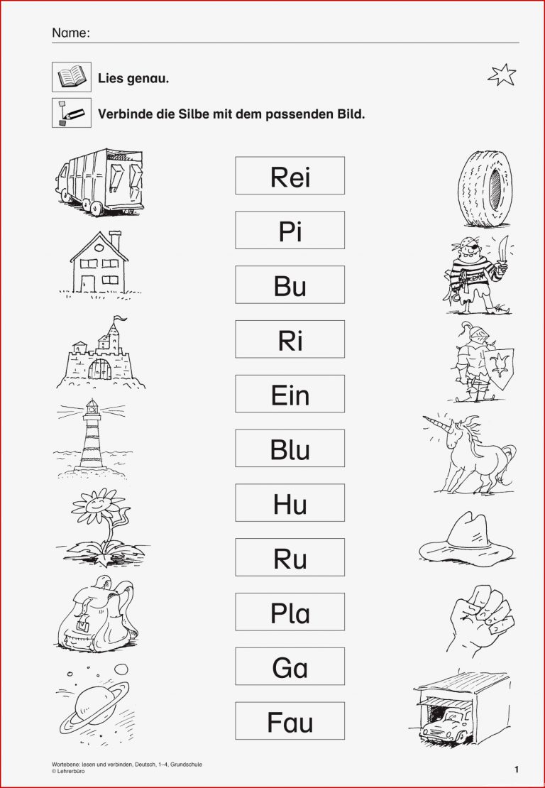 27 Arbeitsblätter 1 Klasse Volksschule Deutsch