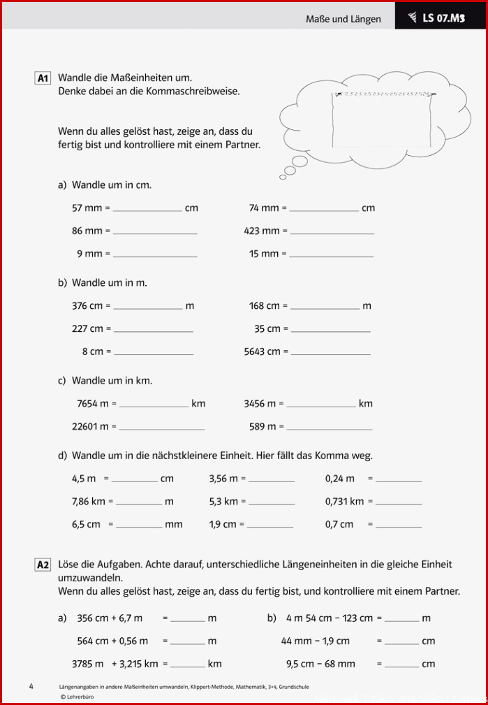 3 Klasse Mathe Längen Übungen Übungen Mathe Klasse 3