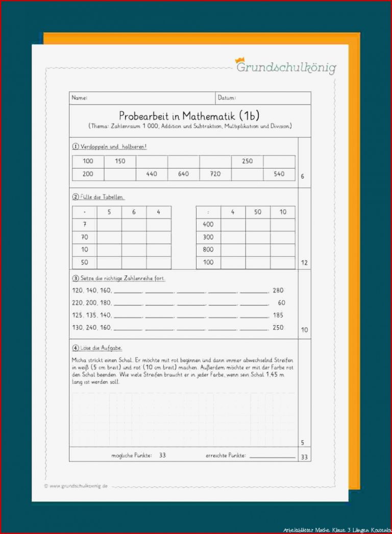 3 Klasse Mathe Längen Übungen Übungen Mathe Klasse 3