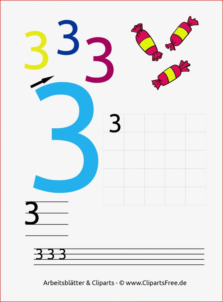 3 Mathe Arbeitsblätter Zahlen Lernen 1 Klasse