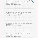 3 X Doppelseitiges Arbeitsblatt Zahlenrätsel Anfang