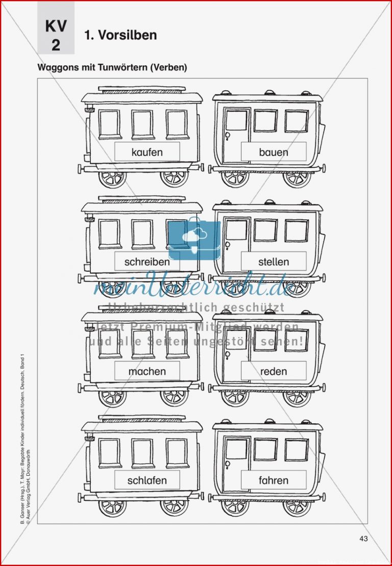 31 Arbeitsblatt Grundschule Vorsilben Kidworksheet