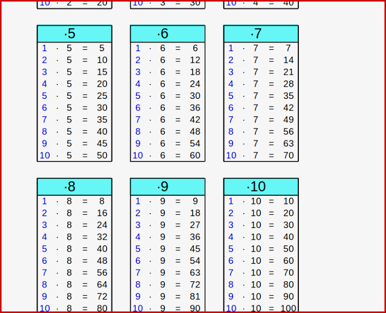 34 Arbeitsblatt Mathe 1x1 Kidworksheet