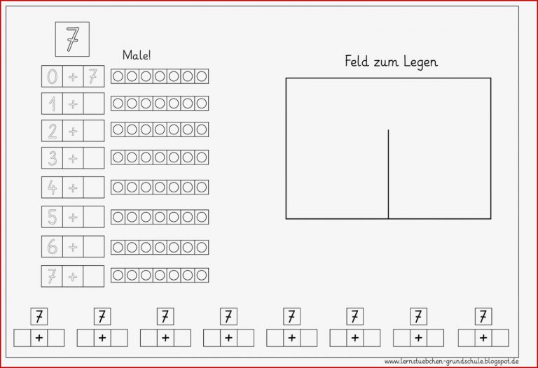 4 Arbeitsblätter Das Legen Gleich Mit Einbeziehen