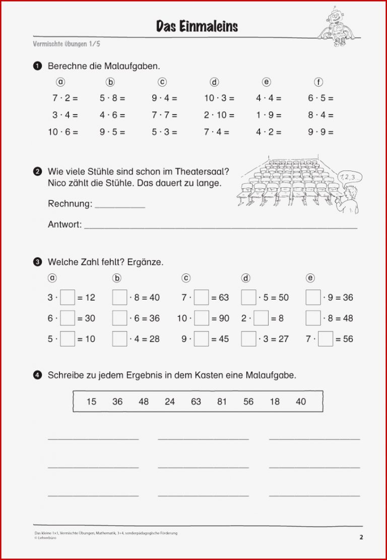 4 klasse mathe übungen