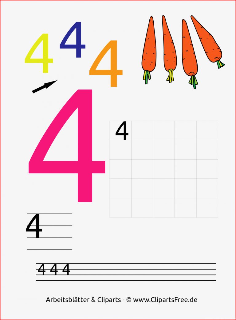 4 Kostenlose Arbeitsblätter Und Übungen Für Vorschule