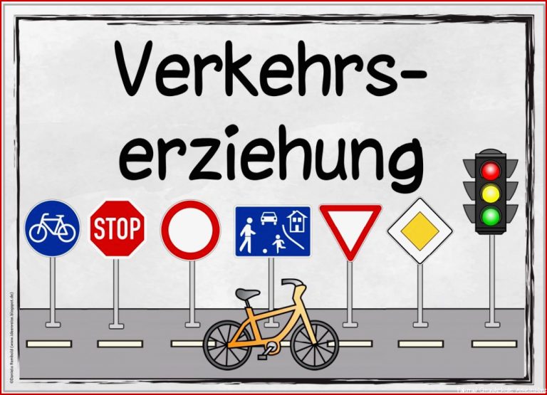 40 Verkehrszeichen Grundschule Zum Ausdrucken Besten