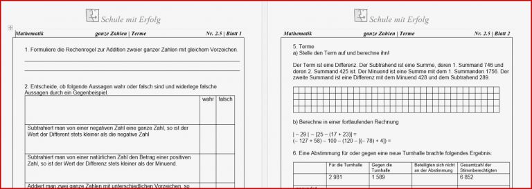 5 Klasse Schulaufgaben & Übungen Gymnasium bei Mathe