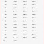 50) Multiplikation ( Multiplikation 4 ) Mathe-arbeitsblÃ¤tter ...