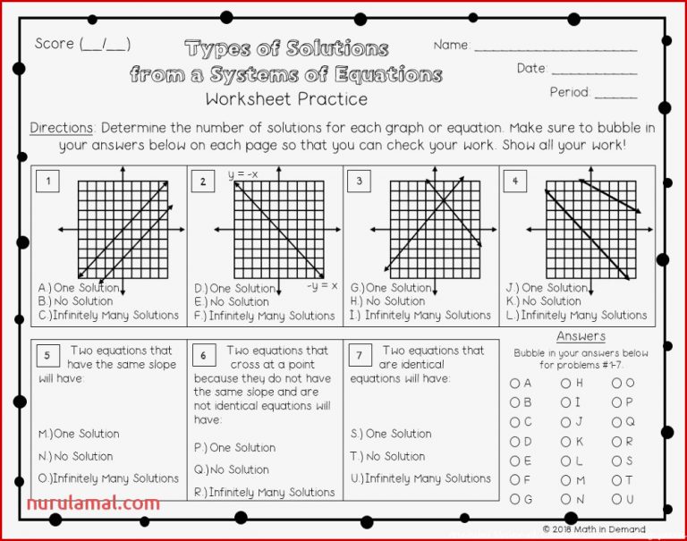 5th Grade Math Worksheets with Answer Key