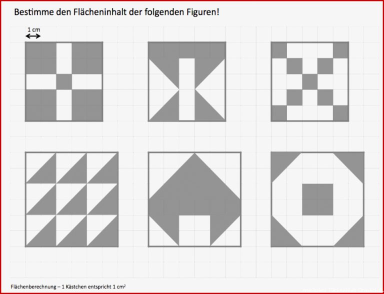 6 Arbeitsblätter Flächeninhalt Aufgaben Klasse 5 Mathefritz