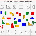 61 Geometrische formen Arbeitsblatt Kindergarten Ganzes