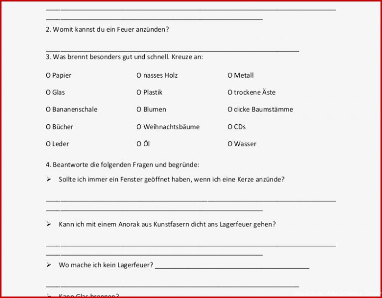 66 Arbeitsblatt Grundschule Feuer Kidworksheet