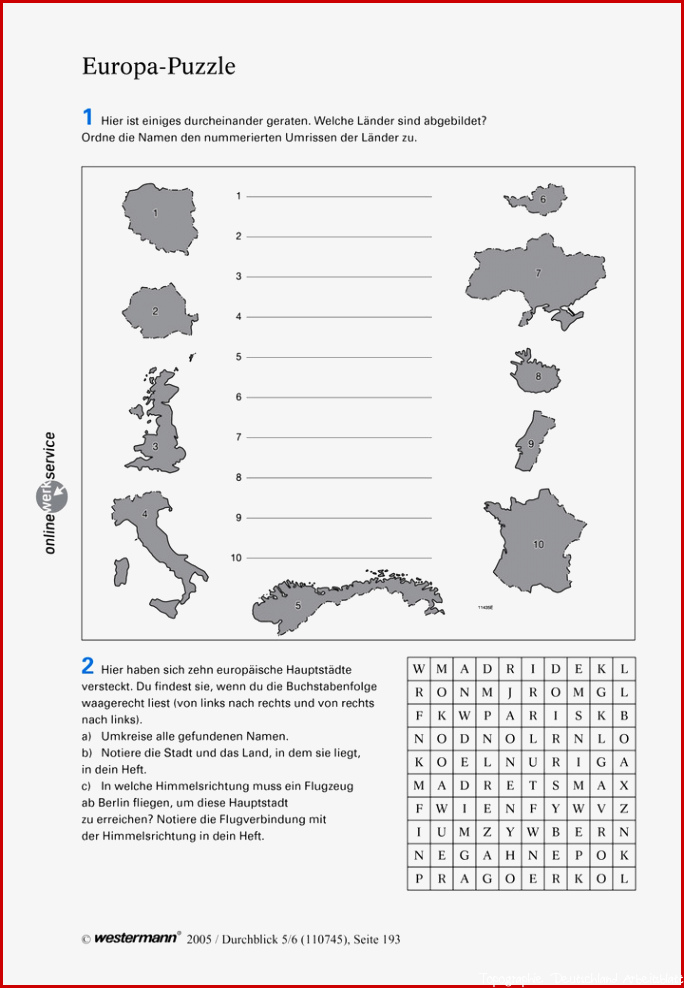 7 3 Europa Puzzle Deutschland und Europa Verlage der