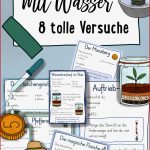 8 Experimente Mit Wasser – forschen In Der Grundschule