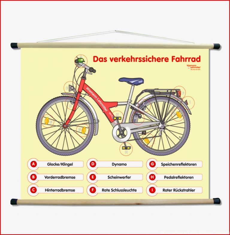 85 Arbeitsblatt Grundschule Verkehrssicheres Fahrrad