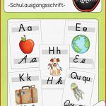 A Z Druck &schreibschrift Schulausgangsschrift