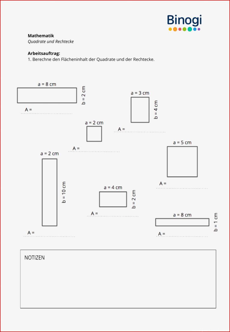 Ab Mathematik Quadrate Und Rechtecke Pdf