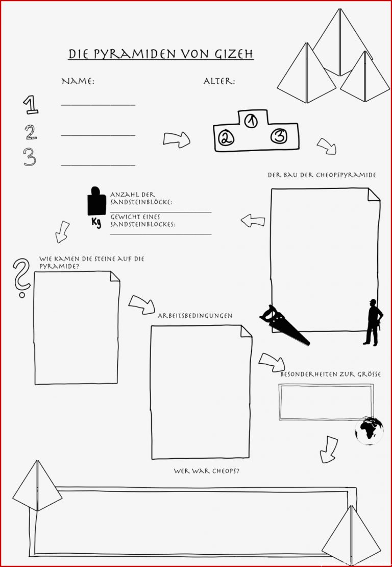 AB Pyramiden – Unterrichtsmaterial im Fach Geschichte