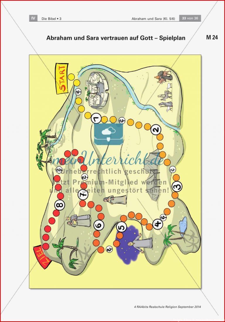 Abraham Und Sara Spielerische Lek Meinunterricht