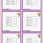 Addition Bis 1000 I Klasse 3 Mathiki In 2020